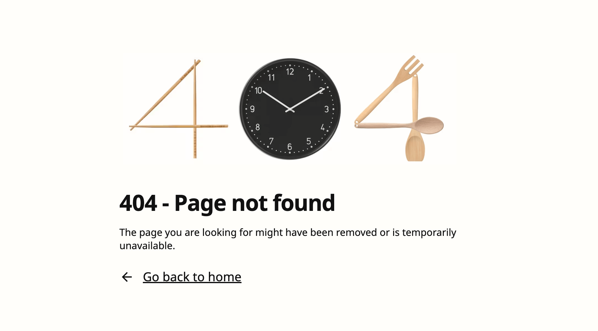 404 page by IKEA